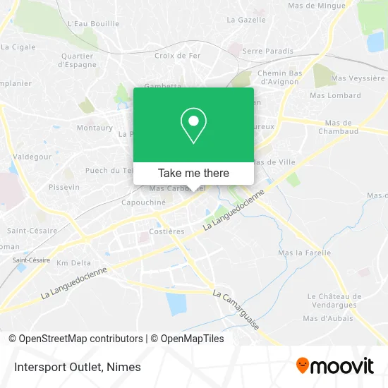 Intersport Outlet map