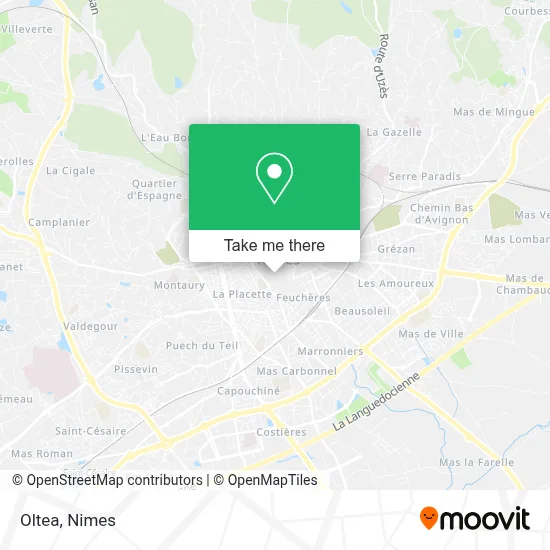 Oltea map