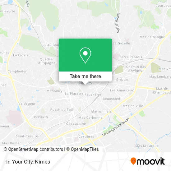 In Your City map