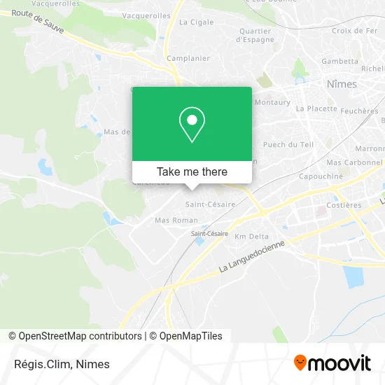 Régis.Clim map