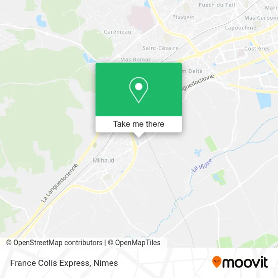 France Colis Express map