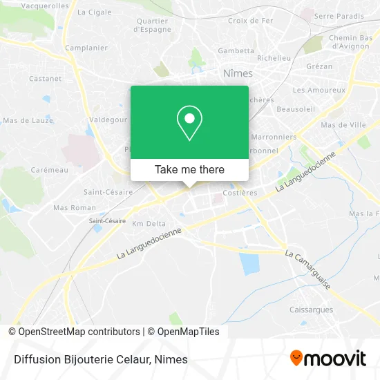Diffusion Bijouterie Celaur map