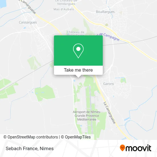 Sebach France map