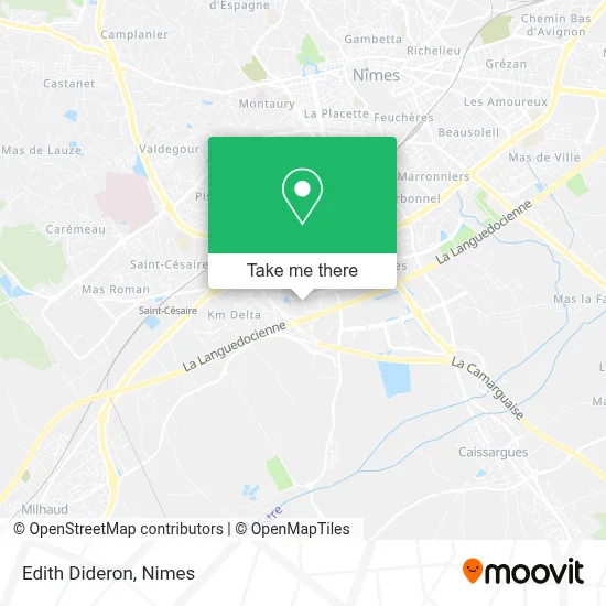 Edith Dideron map