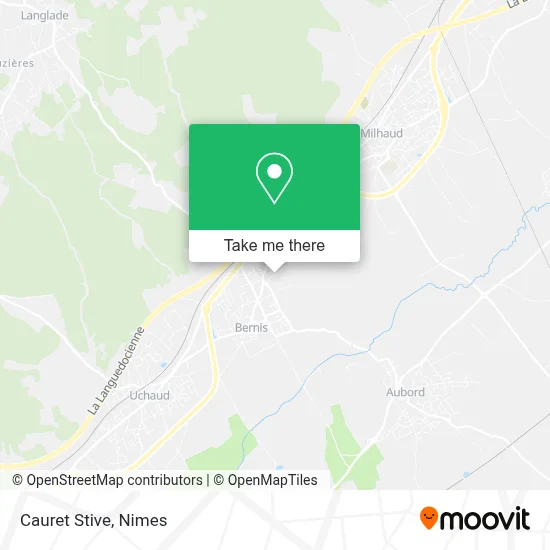 Cauret Stive map