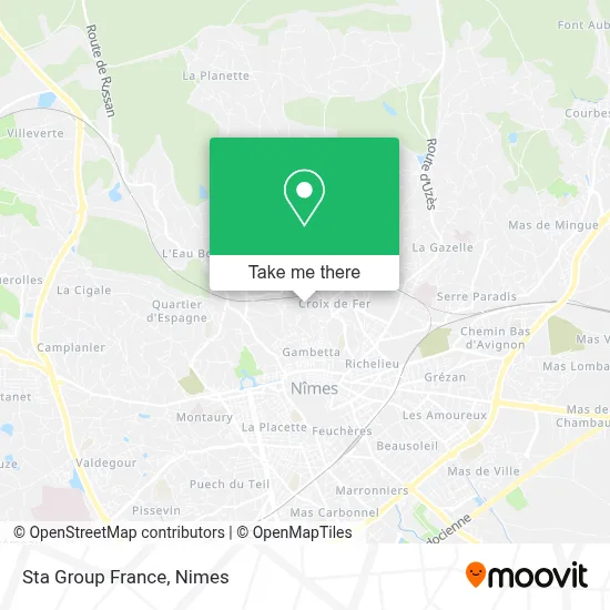 Sta Group France map