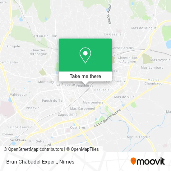 Brun Chabadel Expert map
