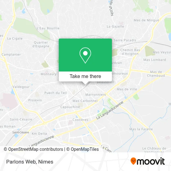 Parlons Web map
