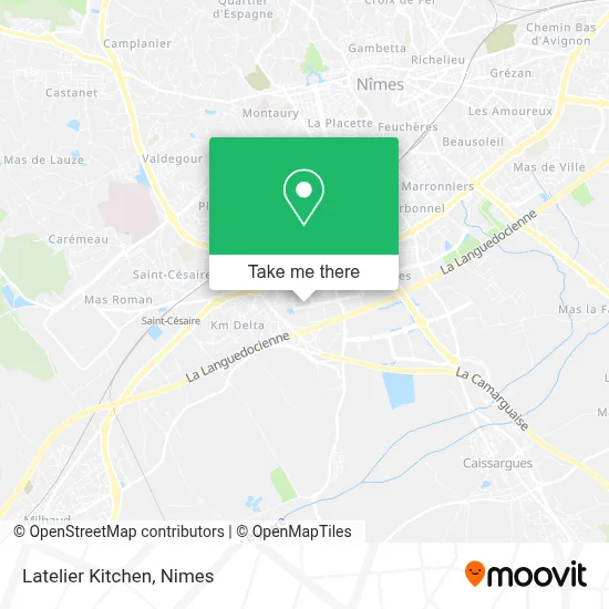 Latelier Kitchen map