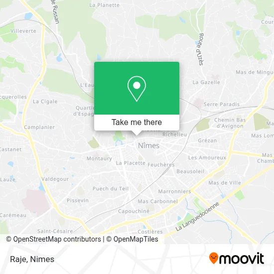 Mapa Raje