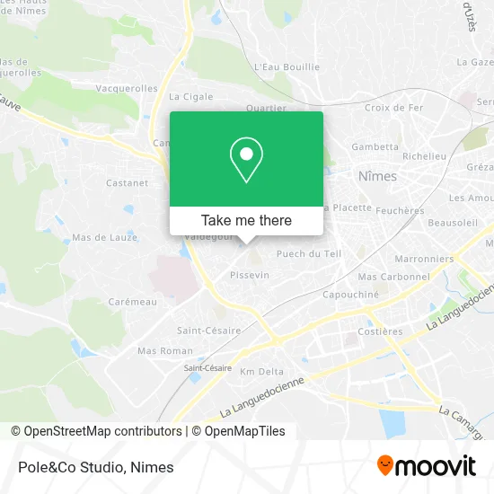 Pole&Co Studio map