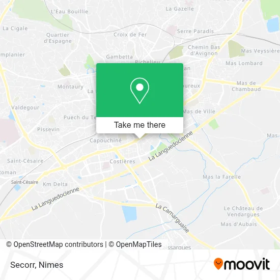 Secorr map