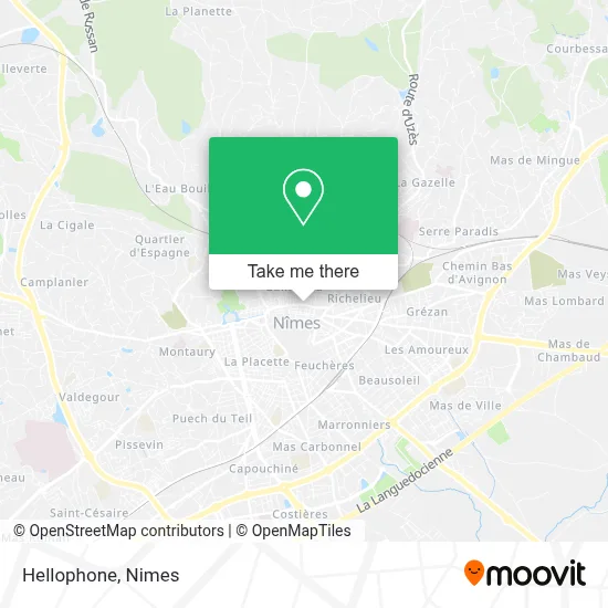Hellophone map