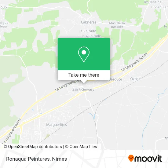 Ronaqua Peintures map