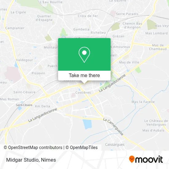 Midgar Studio map