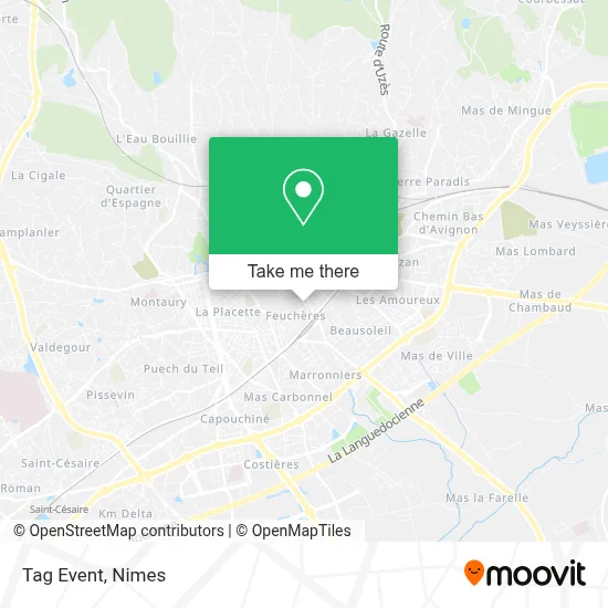 Tag Event map