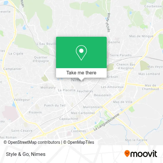 Style & Go map