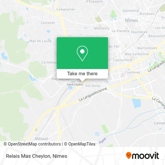 Relais Mas Cheylon map