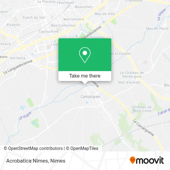 Acrobatica Nîmes map