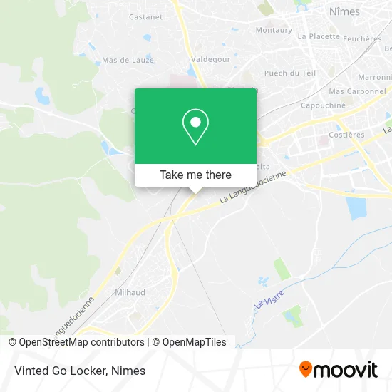 Vinted Go Locker map