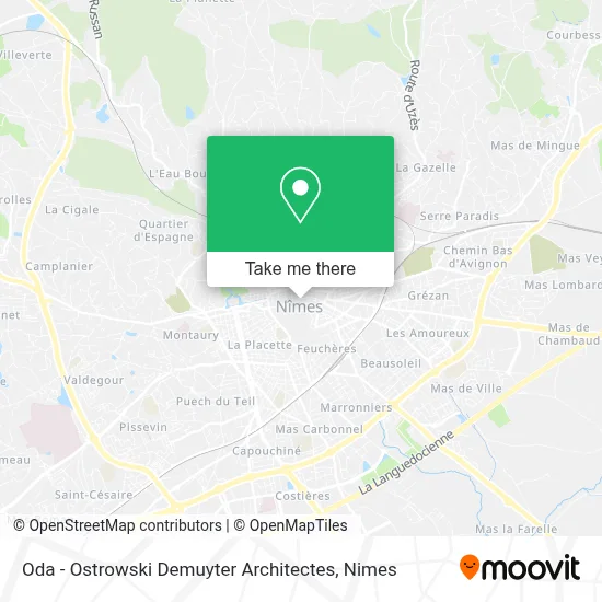 Oda - Ostrowski Demuyter Architectes map