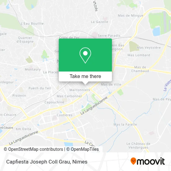 Capfiesta Joseph Coll Grau map
