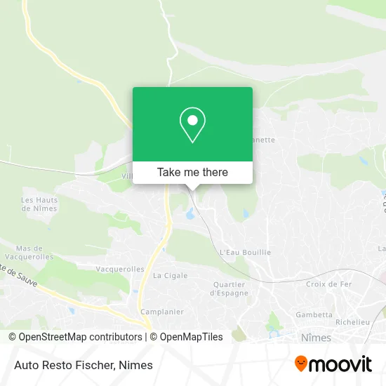 Auto Resto Fischer map