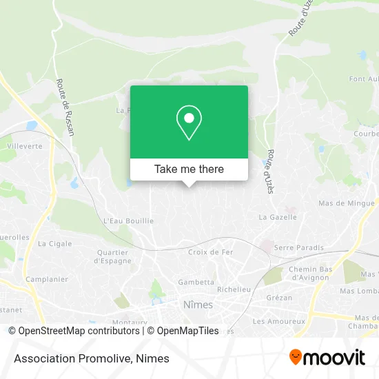 Association Promolive map