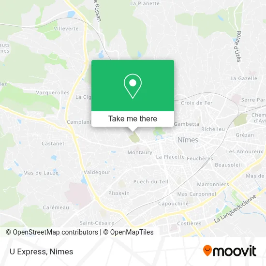 U Express map