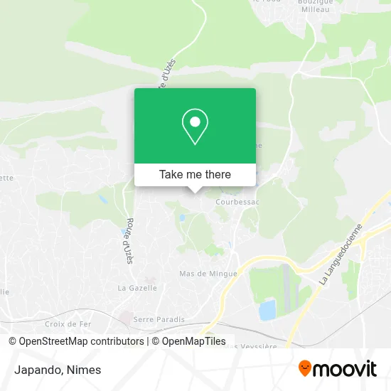 Japando map