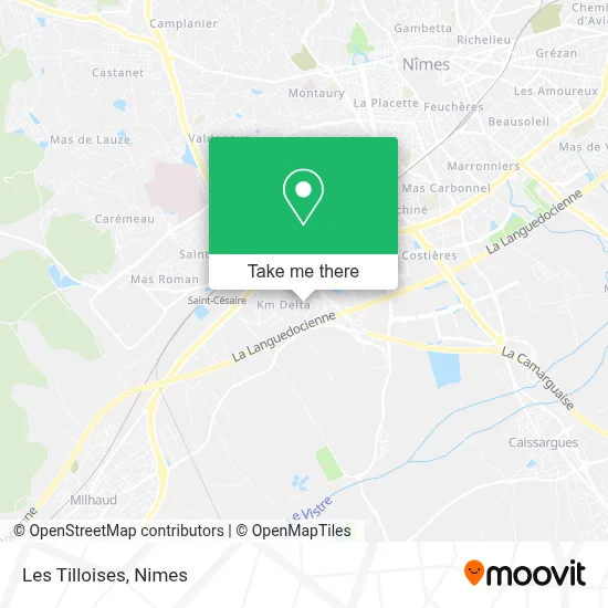 Les Tilloises map