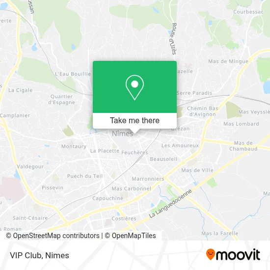 Vip Club map