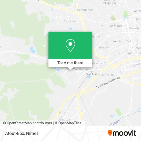Atout-Box map