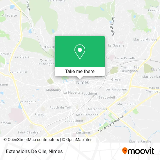 Extensions De Cils map