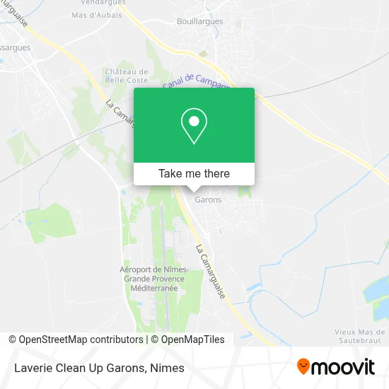 Laverie Clean Up Garons map