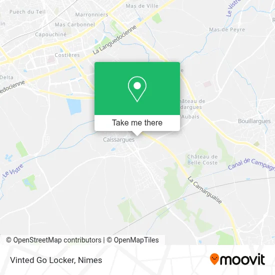 Vinted Go Locker map