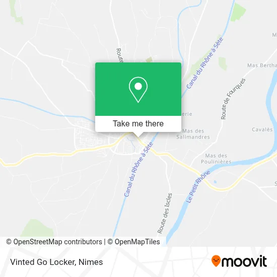 Vinted Go Locker map