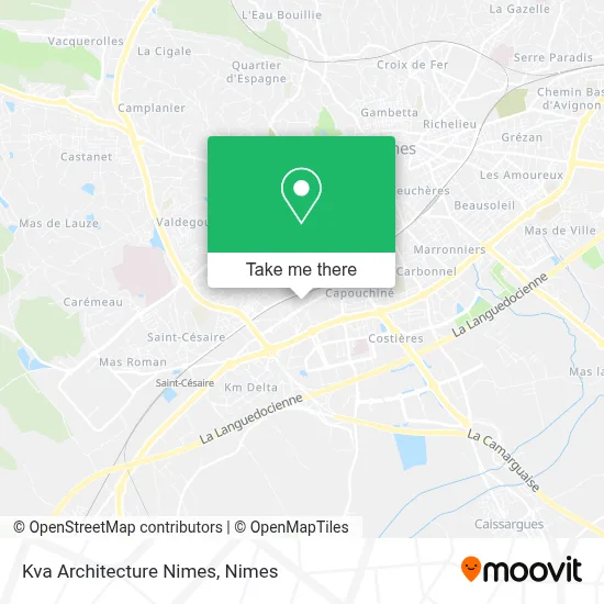Kva Architecture Nimes map
