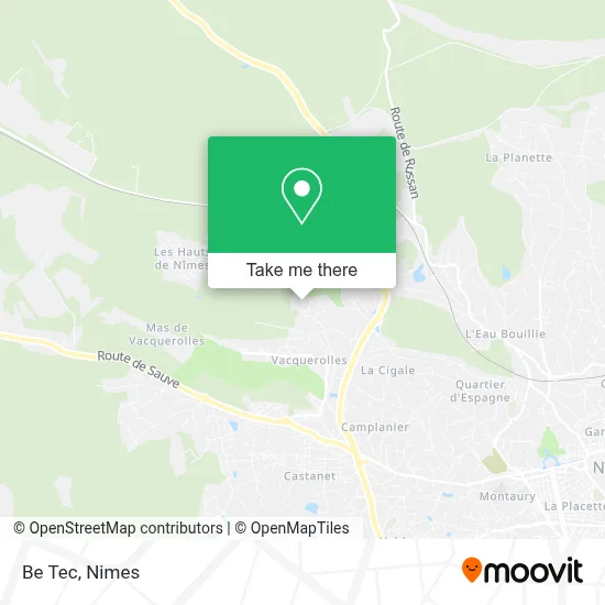 Be Tec map