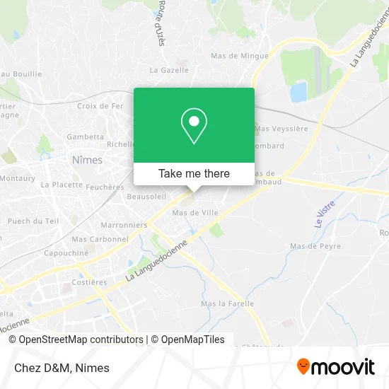 Chez D&M map