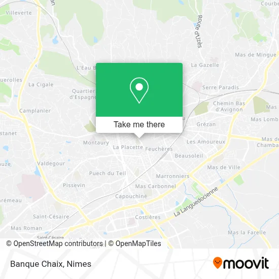 Banque Chaix map
