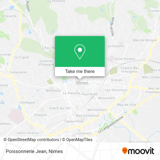 Poissonnerie Jean map