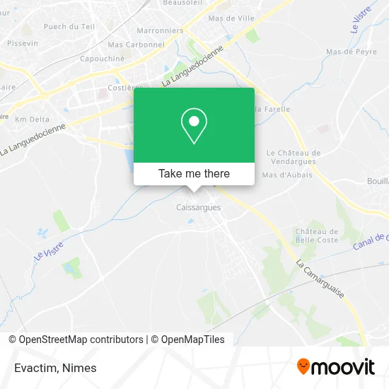 Evactim map