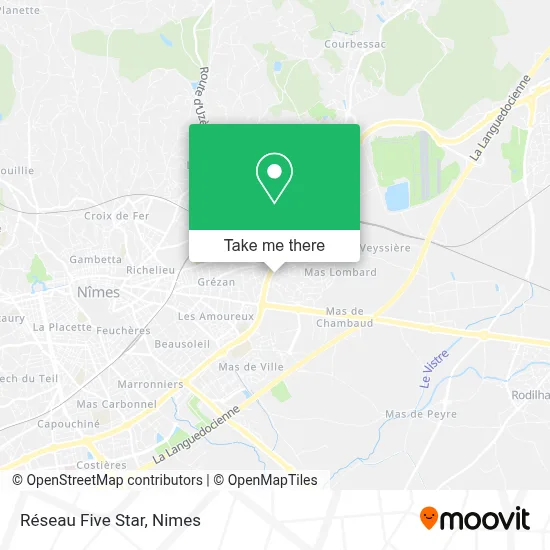 Réseau Five Star map