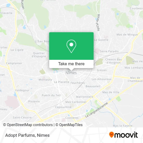 Adopt Parfums map