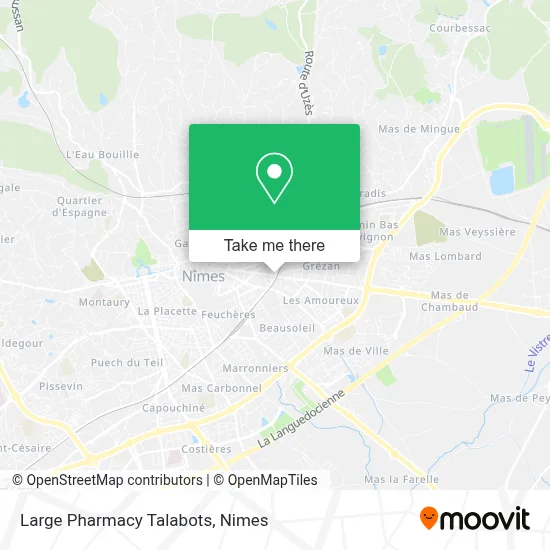 Large Pharmacy Talabots map