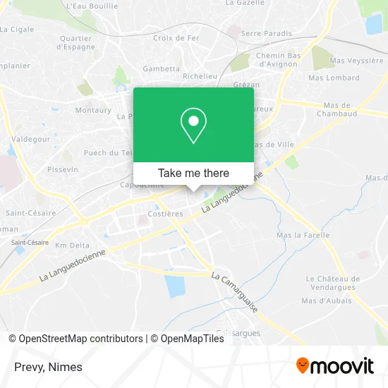 Prevy map