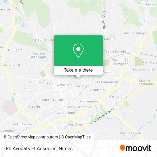 Rd Avocats Et Associés map