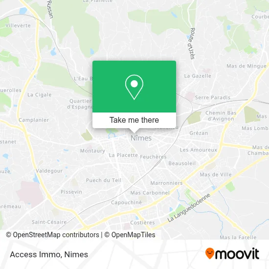 Access Immo map