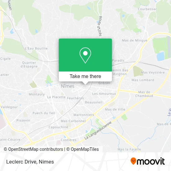Leclerc Drive map